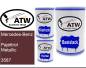 Preview: Mercedes-Benz, Pajettrot Metallic, 3587: 500ml Lackdose + 500ml Klarlack + 250ml Härter - Set, von ATW Autoteile West.